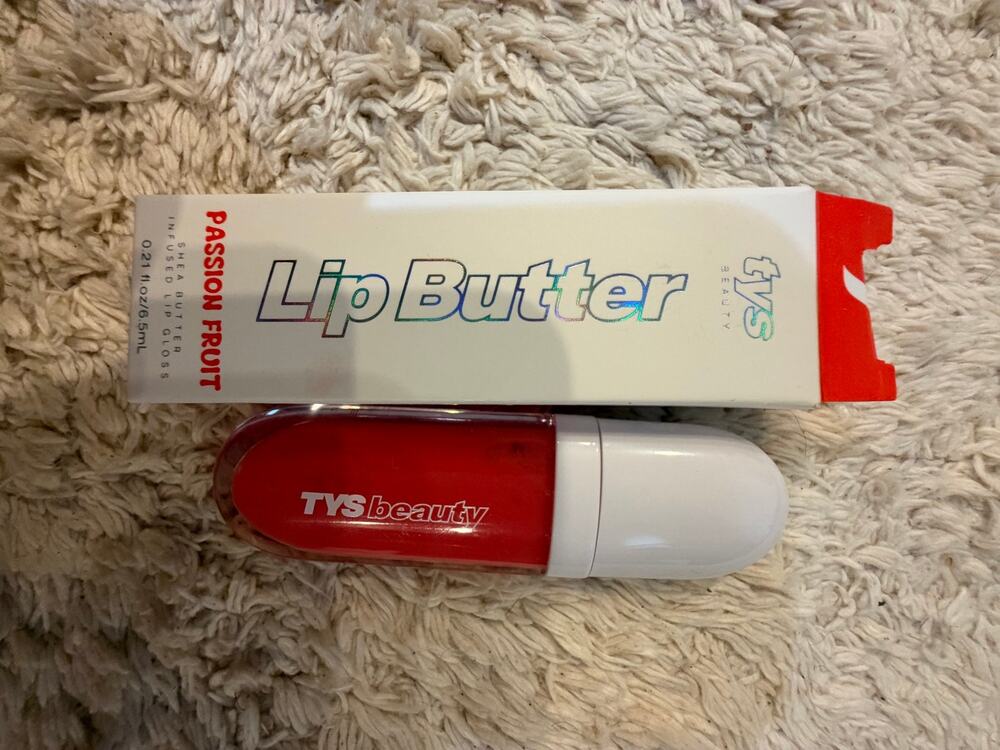 Tys Beauty Lip Butter Passion Fruit Shea Butter Infused Lip Gloss 6.5ml NIB